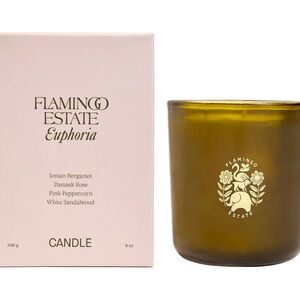 Flamingo Estate Euphoria Candle - Rose, Peppercorn, and Bergamot